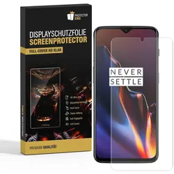 2x Displayfolie für OnePlus 7T FULL COVER Displayschutzfolie HD KLAR