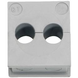 Icotek QT 2/6 Kabeldurchführung Klemm-Ø (max.) 6 mm Elastomer Grau 1 St. 42572