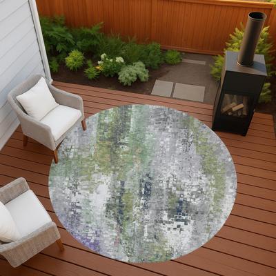 Addison Rugs Machine Washable Indoor/ Outdoor Abstract Pixels Chantille Rug