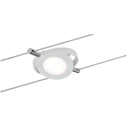 PAULMANN LED-Anbaustrahler 4W 1LED weiß RoundMac 940.88 2700K 200lm weiß matt Kunststoff