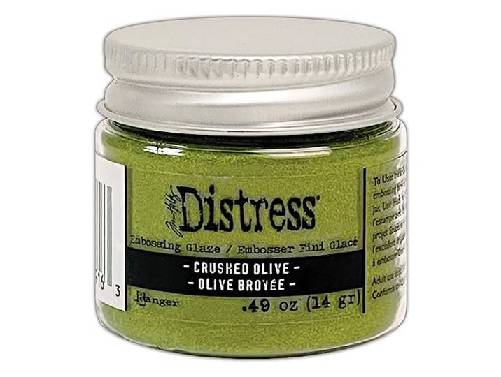 Ranger Tim Holtz Distress Embossing Glazuur Crushed Olive
