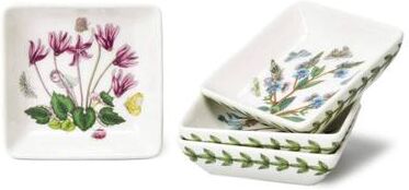Portmeirion Set of 4 Botanic Garden Square Mini Dishes - 3 in