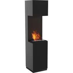 Biokamin Ethanol Kamin Bioethanol Standkamin Kamin SIERRA Black Dekorativ