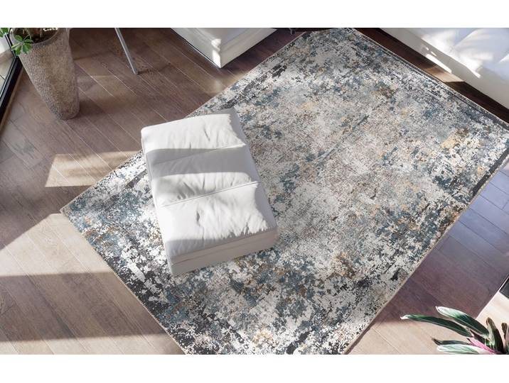 Teppich ME GUSTA Faye 1225 , bunt (multi, schwarz), B:75cm H:6mm L:150cm, Polyester, Teppiche, Teppich, Flachgewebe, gedrucktes Motiv, Wohnzimmer