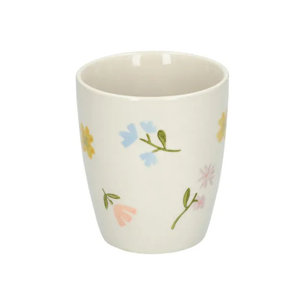 Dille & Kamille Mug met kleine bloemetjes, steengoed, Ø 7,5 cm