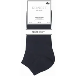 Kunert Richard Sneaker Socke 3er Pack | 43-46 (II) | Silver mel. (KU-8110)