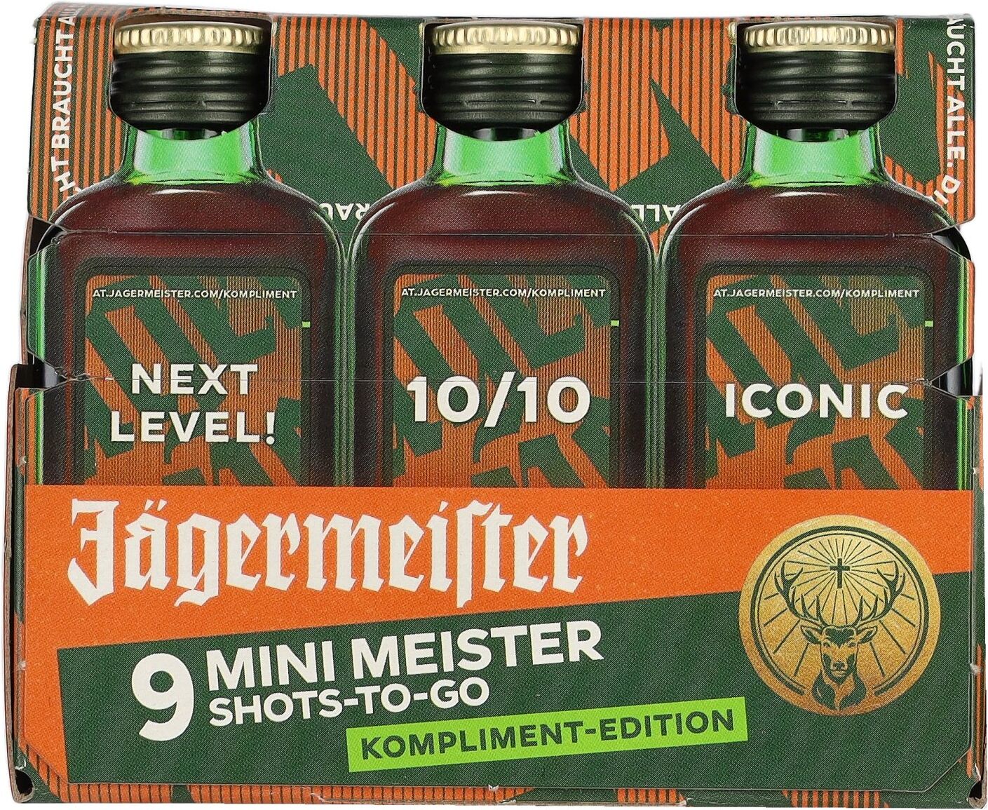 Jägermeister 9-JägerPack Kompliment Edition 35% Vol. 9x0,02l