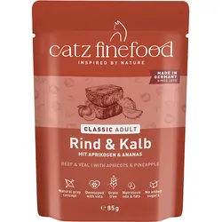 Catz Finefood CLASSIC Rind & Kalb 16x85 g