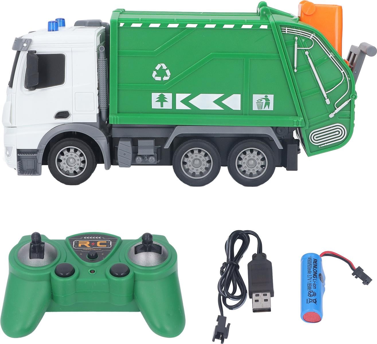 Gistuch Elektrische vuilniswagen met afstandsbediening voor kinderen