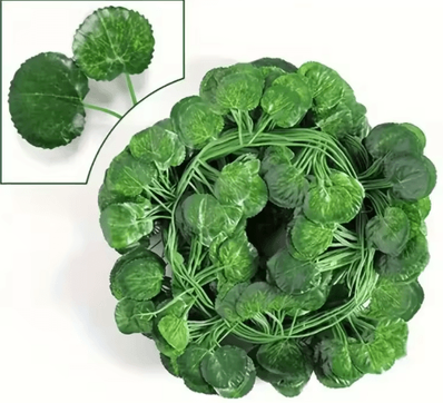 Inspire Picks SilkLeaf Artificial Ivy Garland Realistic Hanging Vine Decor For Home & Events begonia 4m (2 String)