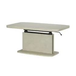 Couchtisch   ¦ weiß ¦ Maße (cm): B: 63 H: 53