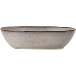 Bloomingville Servierschüssel Sandrine, L25.5 x B16.5 x H6.5cm, grau