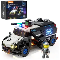 Lumibricks Polizei Einsatzfahrzeug 485Teile
