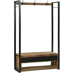 vidaXL, Garderobe + Kleiderstange, Manderried