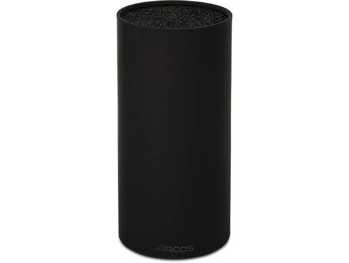 Arcos Messenblok zonder messen - Ø 11 cm - zwart