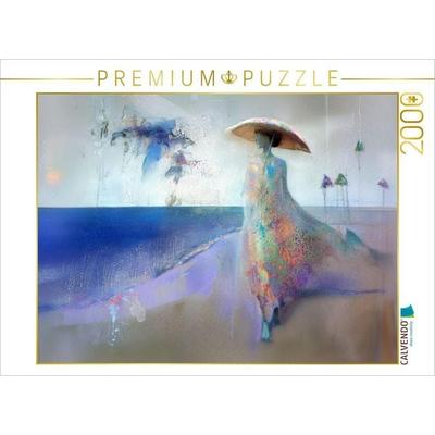CALVENDO Puzzle Dame am Strand | 2000 Teile Lege-Größe 90x67cm Foto-Puzzle für glückliche Stunden, Sonstige von , Calvendo Puzzle