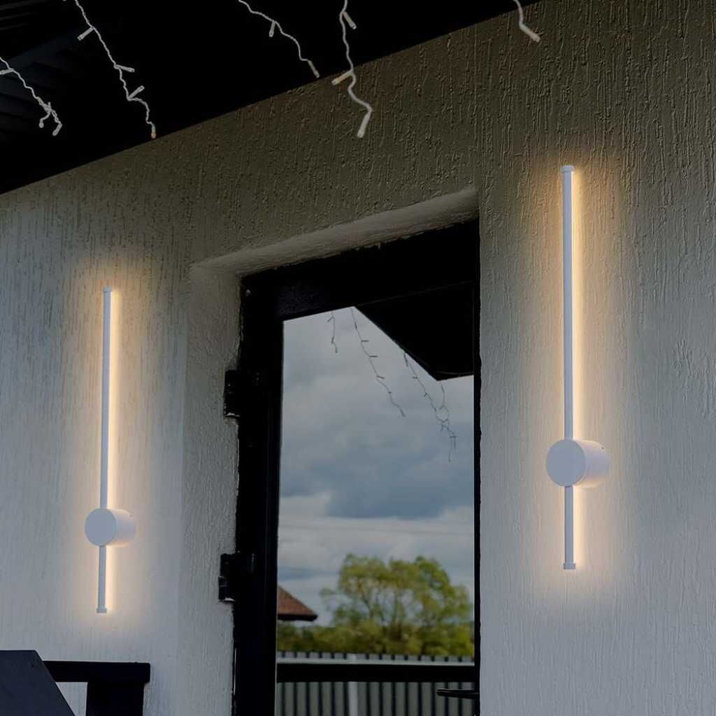 V-Tac Vt-11112 Lampada Da Parete Moderna 70cm 12w Luce Notturna 4000k Illuminazione A Parete Bianco Caldo Per Soggiorno Camera Colore Bianco Sku 6833