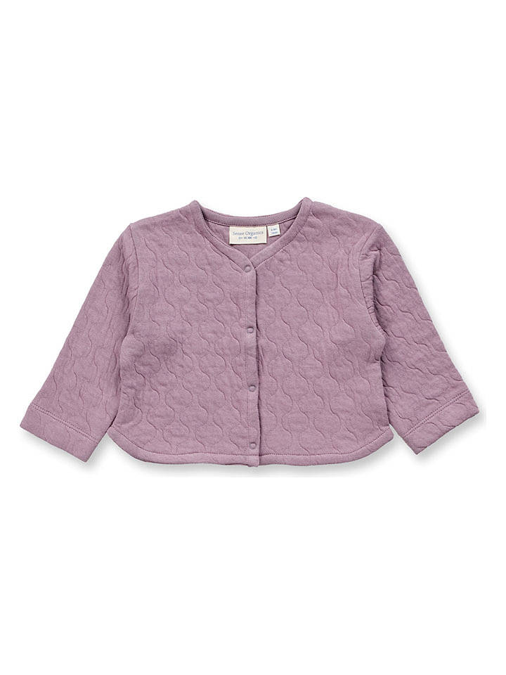 Sense Organics Cardigan "Baoo" in Mauve - 86
