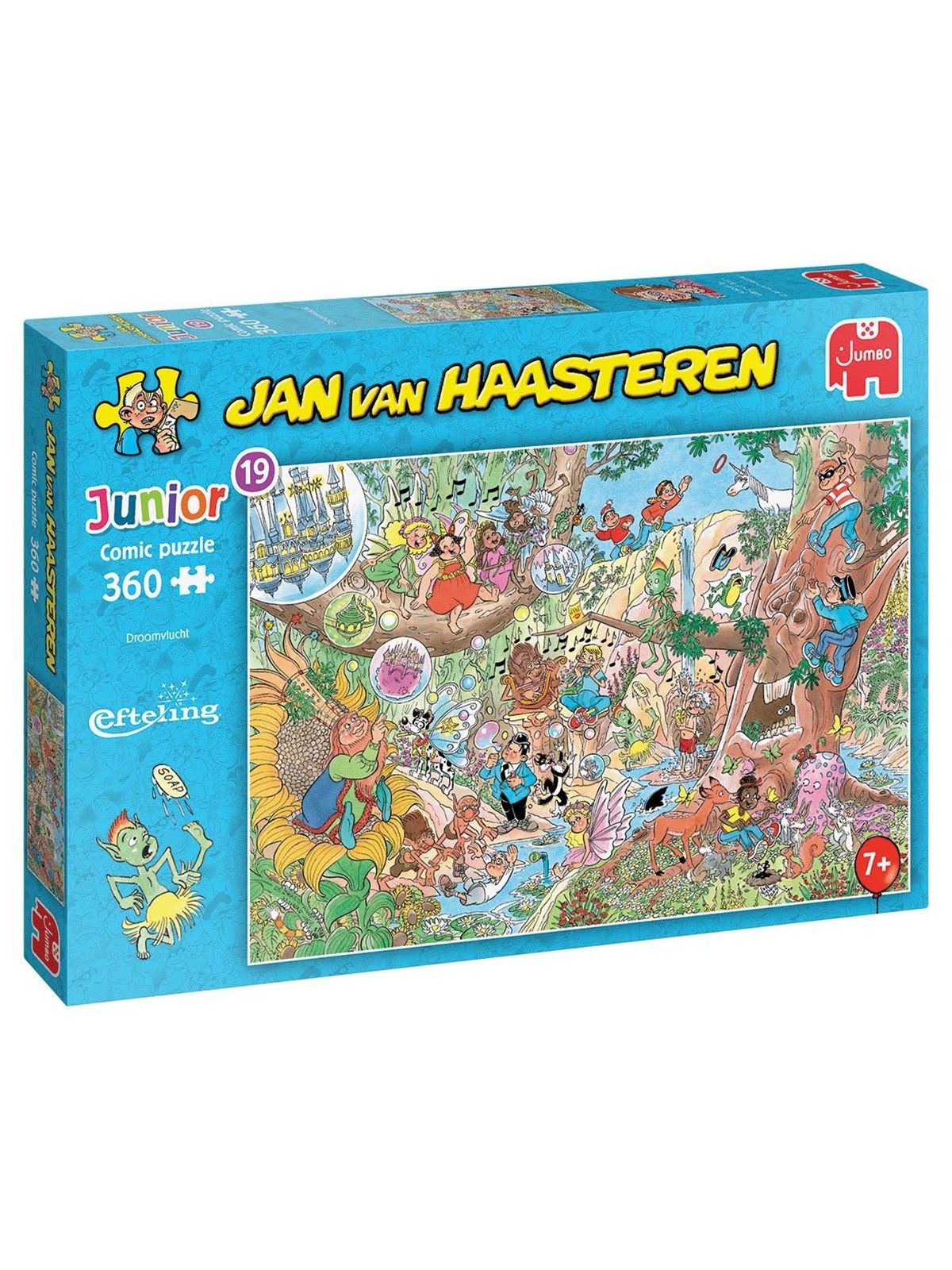 Jumbo Jan van Haasteren Jigsaw Puzzle Junior Efteling Dream Flight 360 pieces. 2D Puzzles