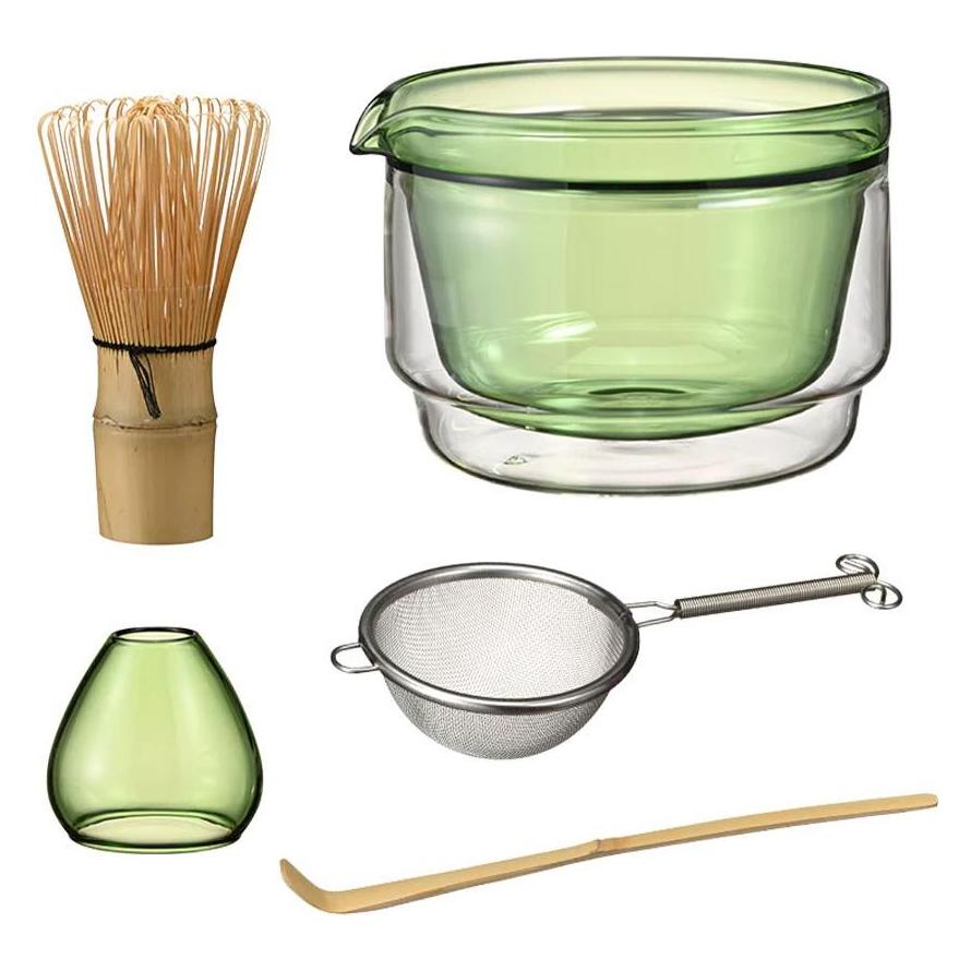 Hario Zestaw do matchy Matcha Tea Gift Set - Zielony (115849)