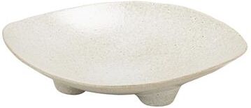 Storied Home "Stoneware Footed Platter - 16.75"" x 4"" H"