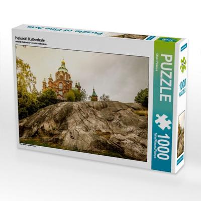 CALVENDO Puzzle Helsinki Kathedrale | 1000 Teile Lege-Größe 64x48cm Foto-Puzzle für glückliche Stunden