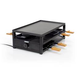 Princess 01.162655.01.001 Raclette 8 Pfännchen, Antihaftbeschichtung Schwarz