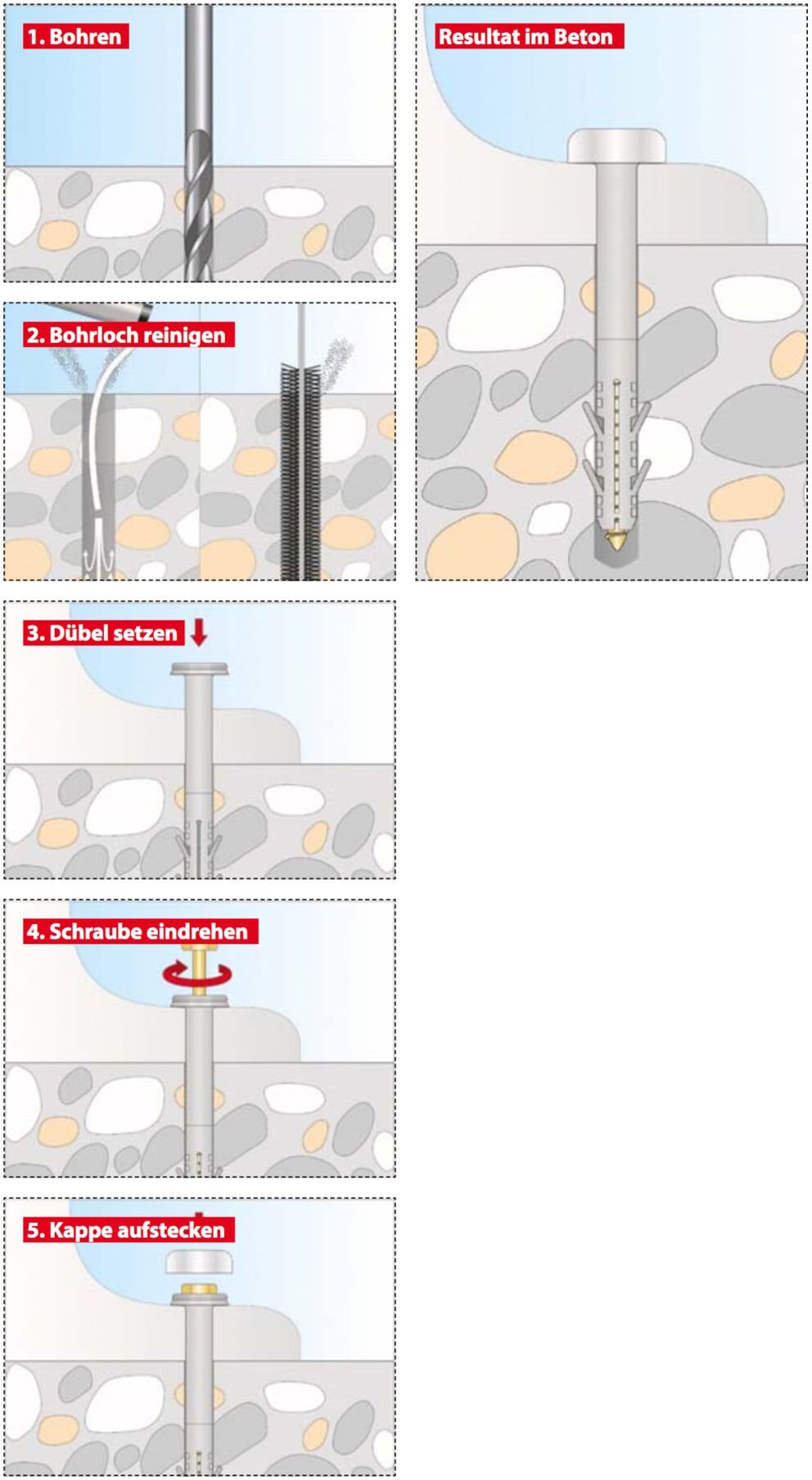 TOX Stand-WC-Befestigung Toilet XL weiß (04510139)