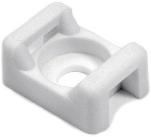 HellermannTyton CTM1-PA66-WH Befestigungssockel schraubbar, nieten 151-30404 Weiß