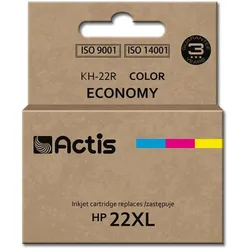 Factis, Druckerpatrone, KH-22R colour ink cartridge for HP printer 22XL C9352A - Kompatibel - Tintenpatr (C, M, Y)