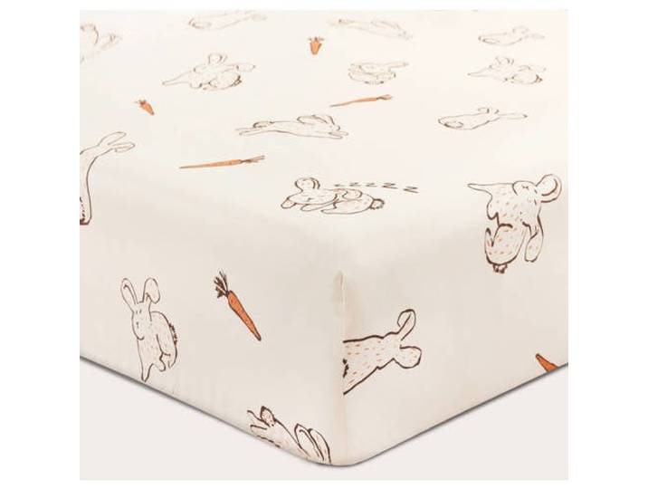 NOUS Kids katoenen baby hoeslaken wieg (40x80 cm)