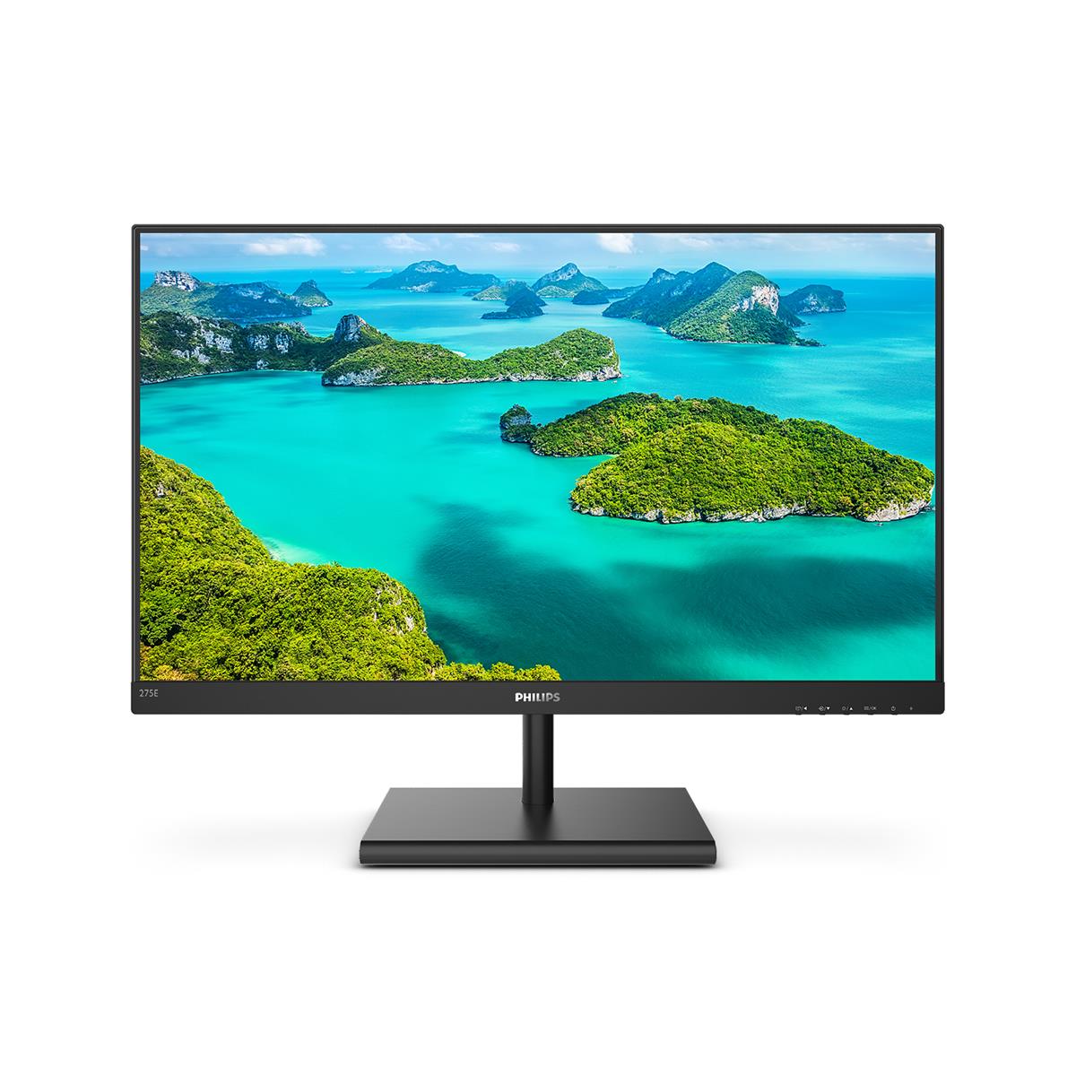 Philips E Line 275E1S/00, 68,6 cm (27"), 2560 x 1440 Pixel, Quad HD, LED, 4 ms, Schwarz