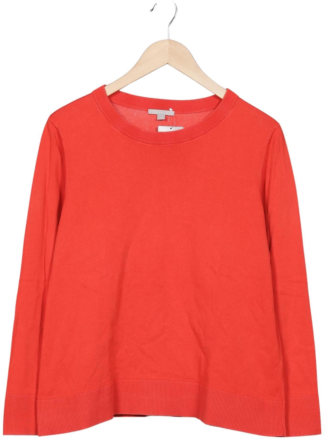 COS Damen Pullover, Rot, Gr. L, Baumwolle - Second Hand