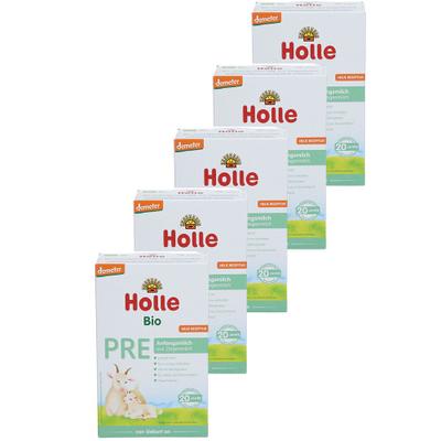 Holle Bio Anfangsmilch PRE aus Ziegenmilch Pulver 5-er Set 5x400 g