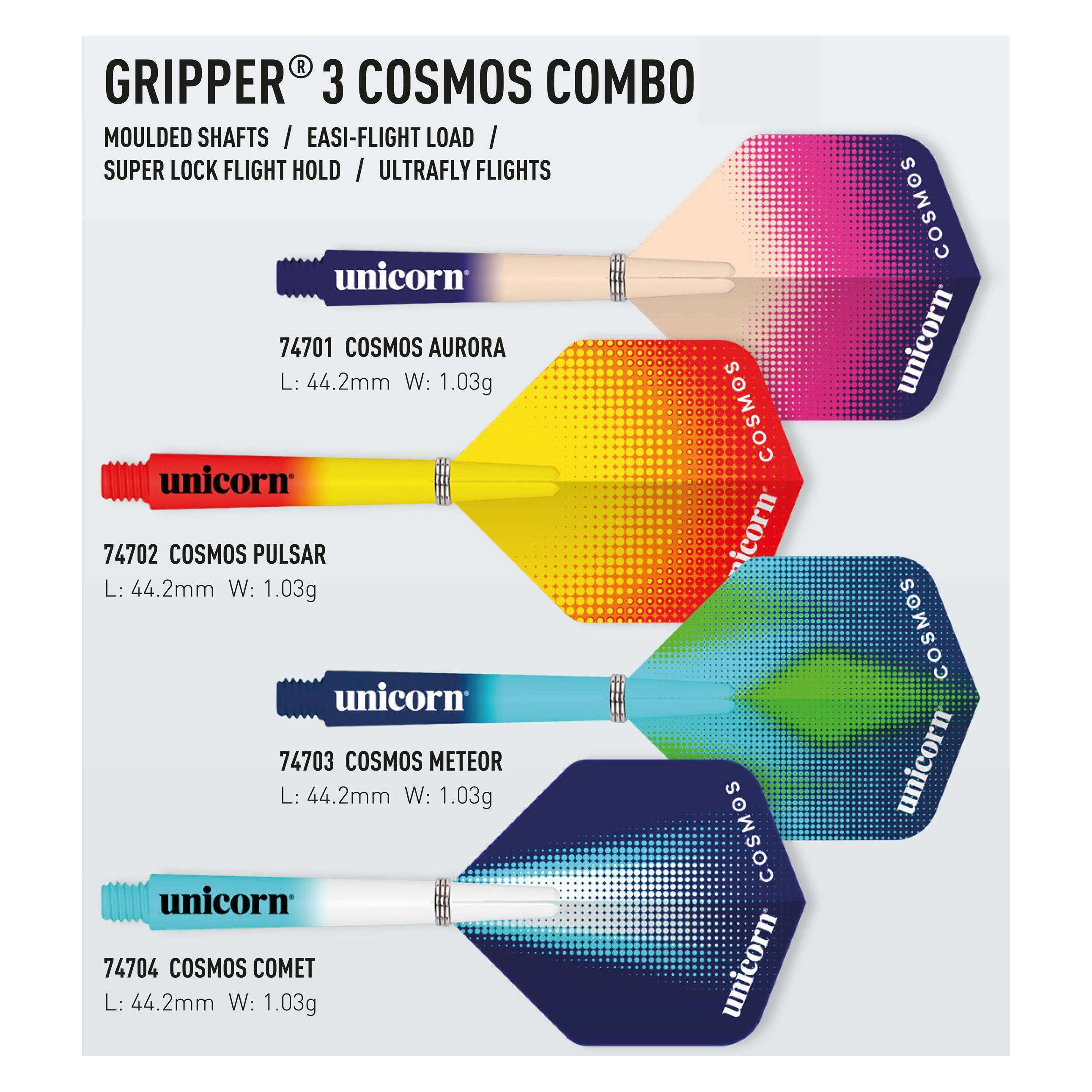 Unicorn Gripper 3 Cosmos Combo Shaft + Flight (44.20 mm) (17321507)