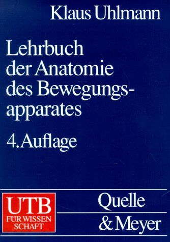 Lehrbuch der Anatomie des Bewegungsapparates. - Preis vom 09.10.2026 07:28:09 h