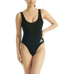 Adidas Sport Active Essentials 3 Stripes Bodysuit Schwarz Baumwolle Large Damen