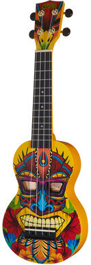 Mahalo Art - Tiki Soprano Ukulele