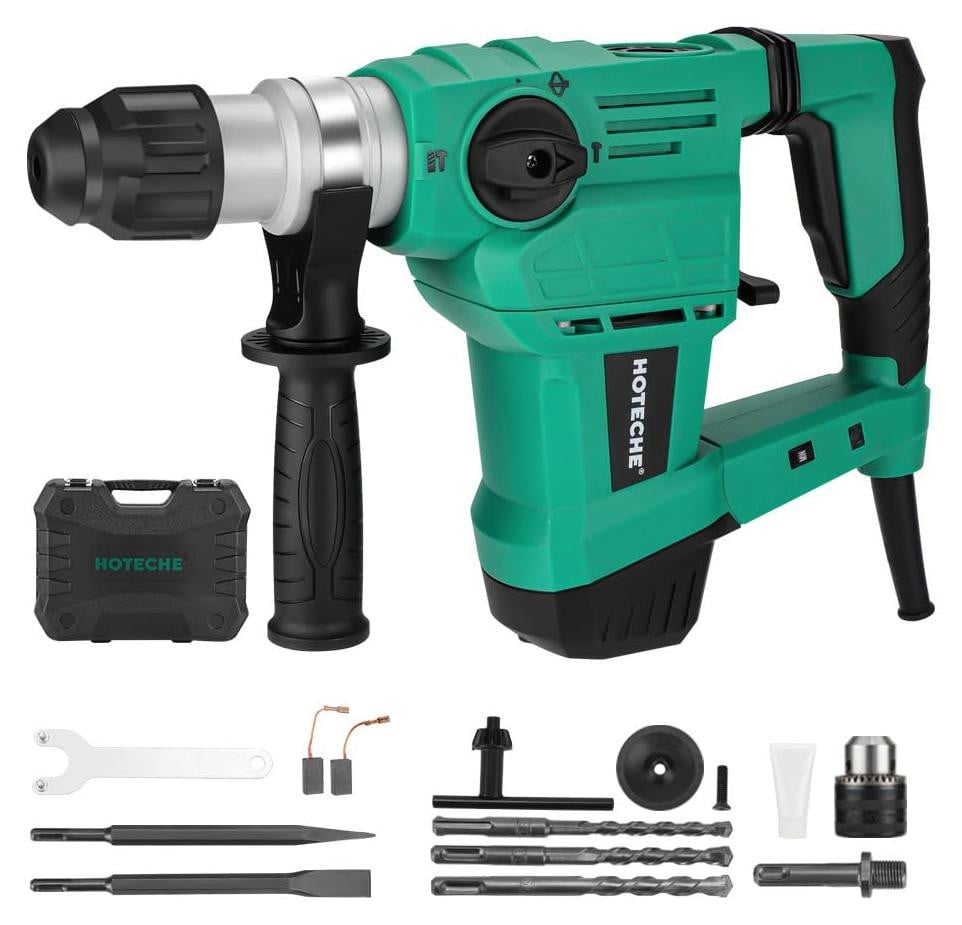 Selius Boorhamer 1500 W met 32 mm boorcapaciteit - Elektrisch bedraad