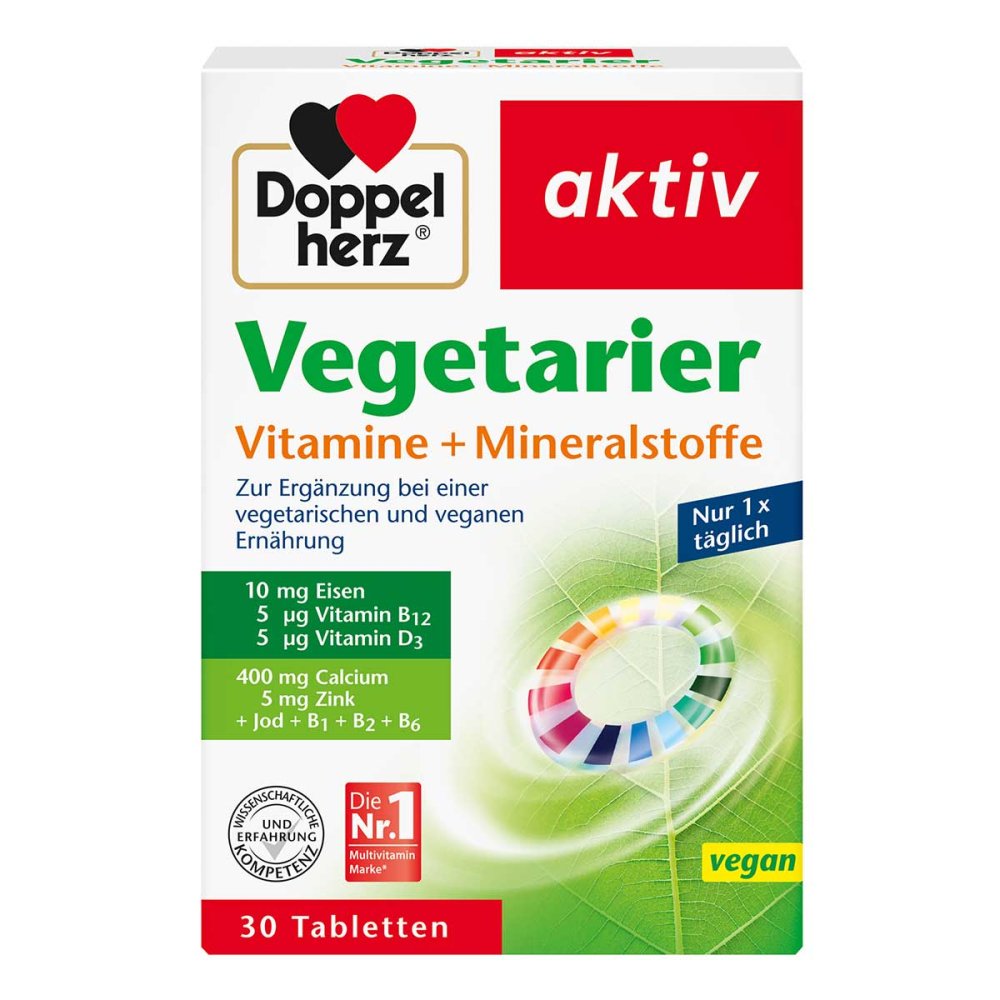 Queisser Pharma GmbH & Co. KG Doppelherz Vegetarier Vitamine+mineralstoffe Tabletten 10177082
