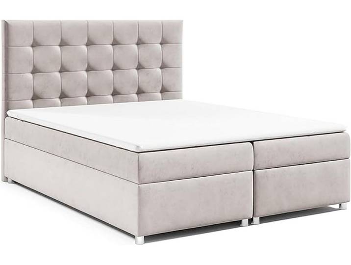 Best for Home Boxspringbett mit Bettkasten Doppelbett mit Stauraum Trinity K-12 Komfort Topper (140x200 160x200 180x200 200x200 cm), Handwerksqualität, TOP Preis-Leistungs-Verhältnis