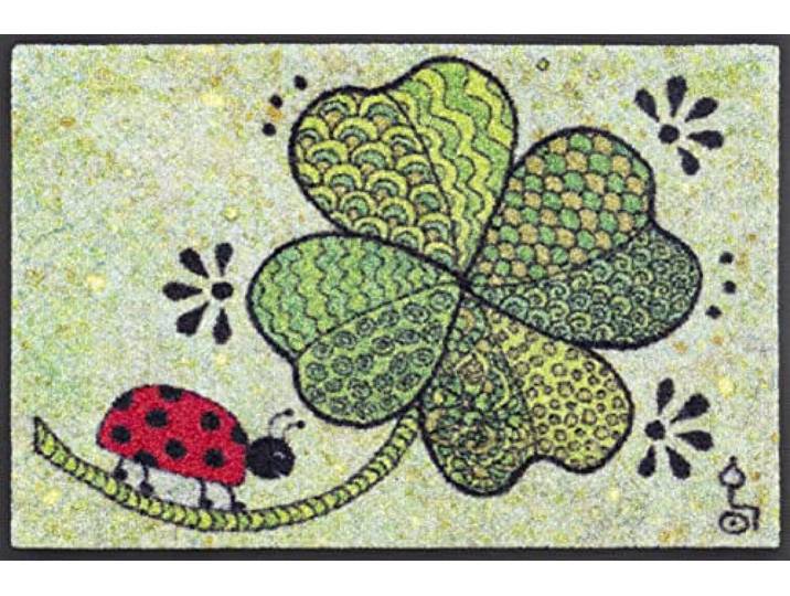 Wash+Dry Tapis de Sol\, Glück Auf 40x60cm\, intérieur et extérieur\, Lavable