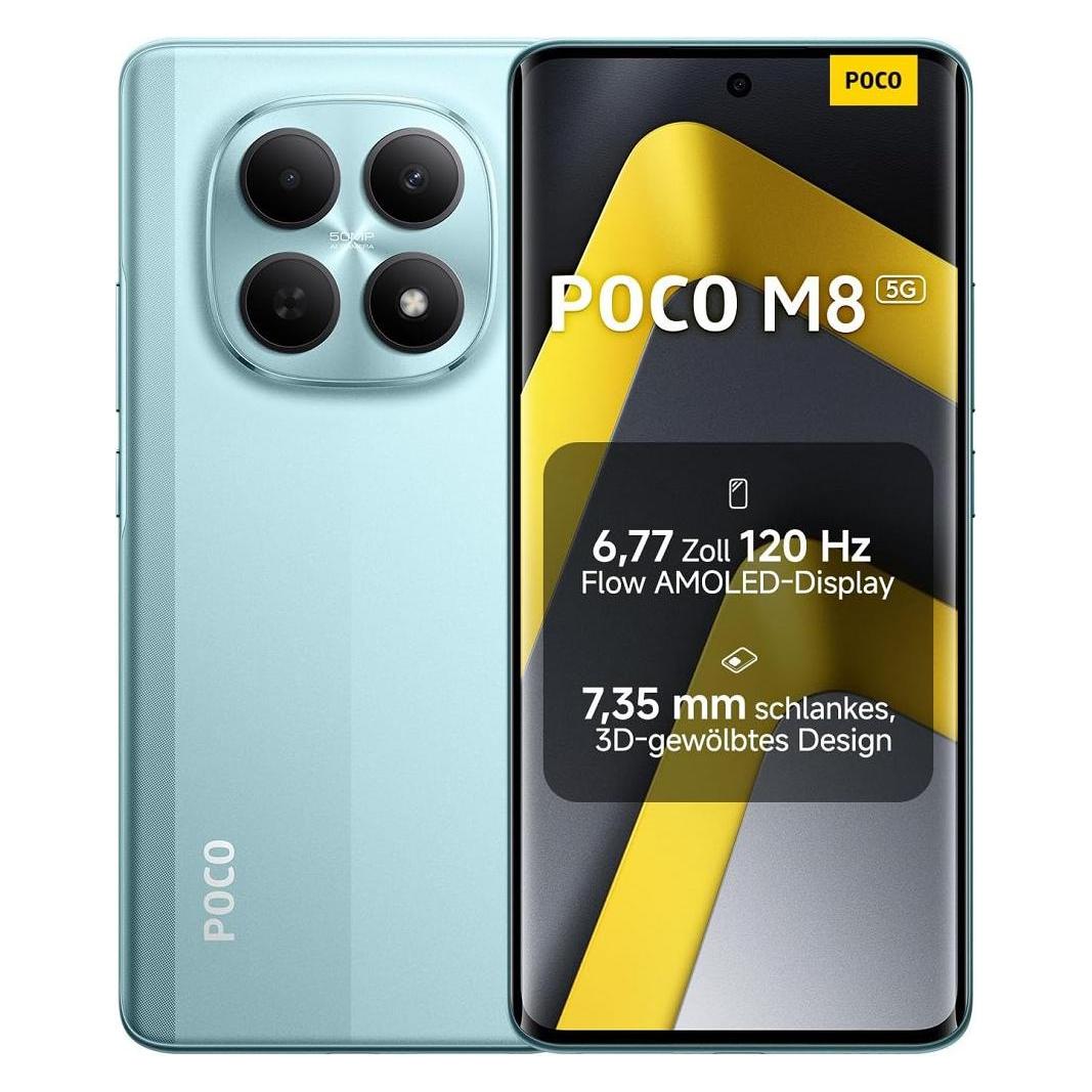 Xiaomi Smartphone MOBILE PHONE M8 5G/8/512GB GREEN MZB0NR5EU (512 GB, Green, 6.77", Hybrid Dual SIM, 5G) (MZB0NR5EU)