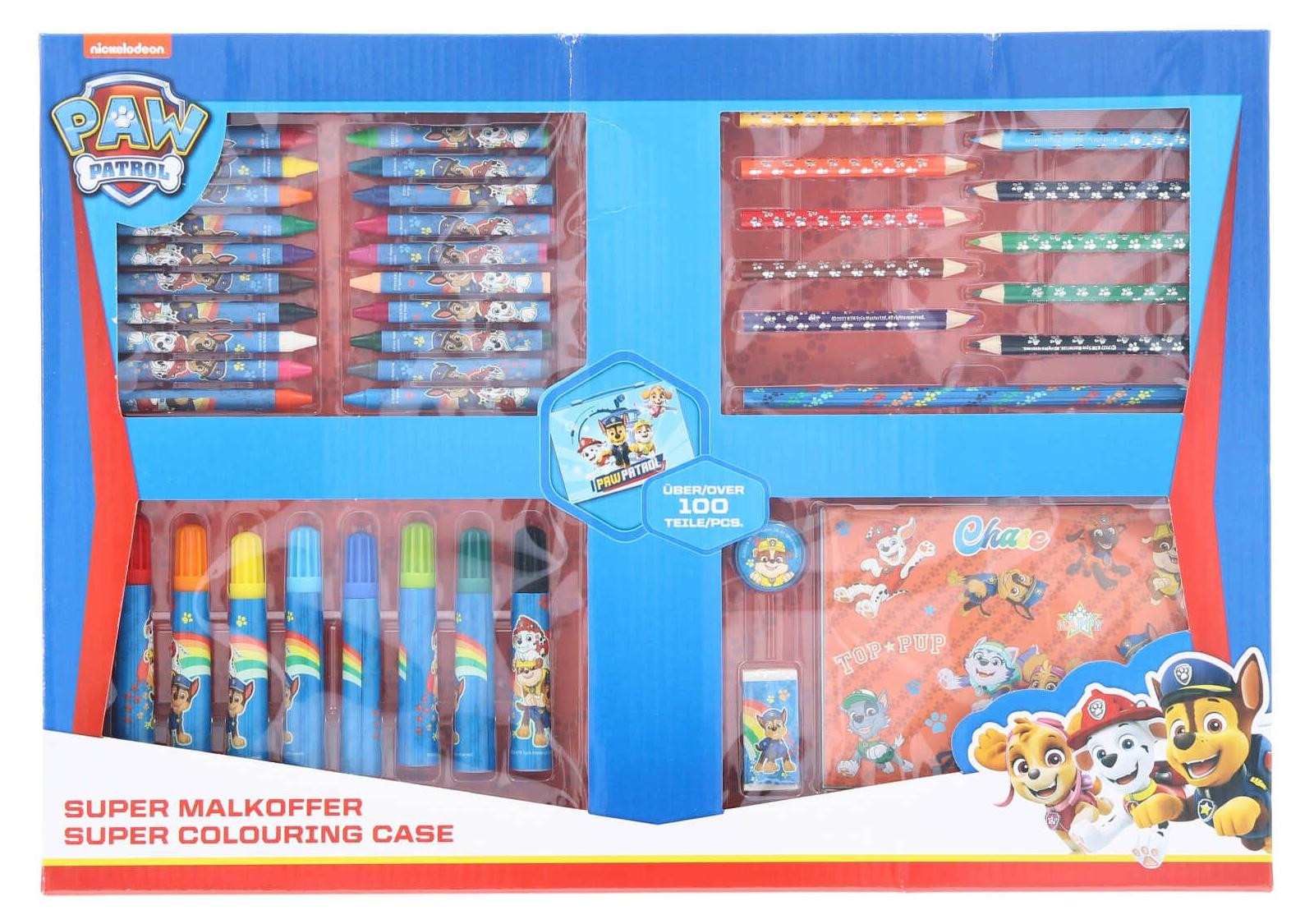 Paw Patrol Schrijfschoolset – Creatieve set van 35 onderdelen voor kinderen