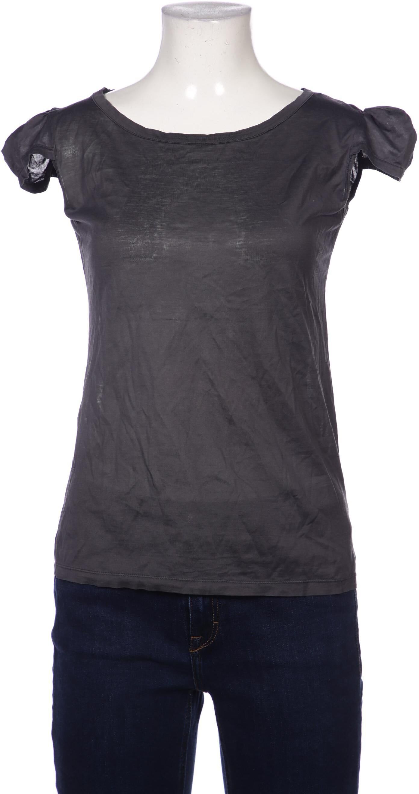 European Culture Damen T-Shirt, Grau, Gr. S, kein / Etikett - Second Hand
