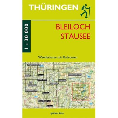 Wanderkarte Bleilochstausee, Sonstige von , Grünes Herz, 978-3-86636-333-5