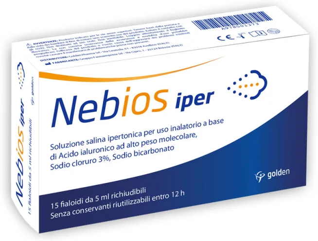 GOLDEN PHARMA Srl Golden Pharma, Nebios Iper, 15 Fialoidi