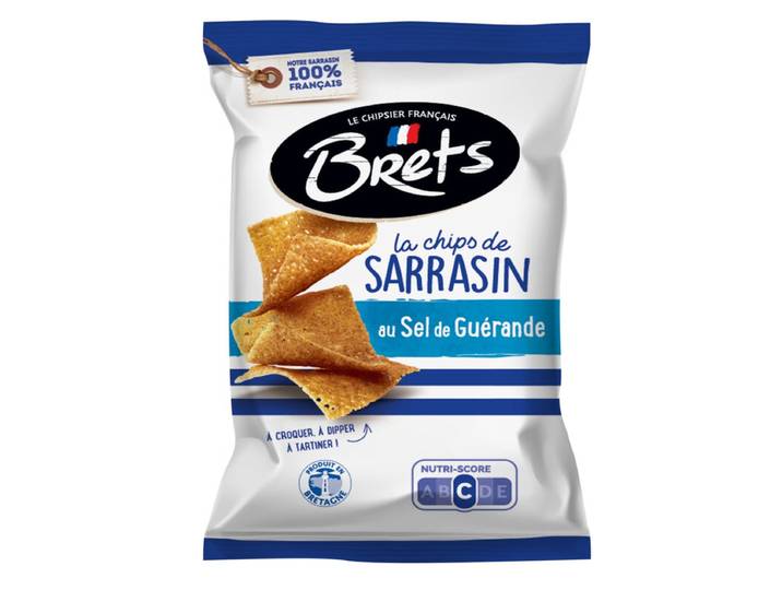 Brets Chips de sarrasin au sel de Guérande - 120 g