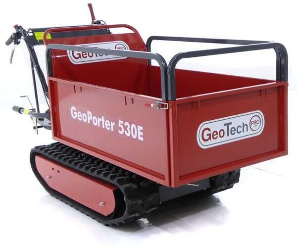 Brouette à moteur GeoTech Pro GeoPorter 530E, benne extensible charge 500 kg