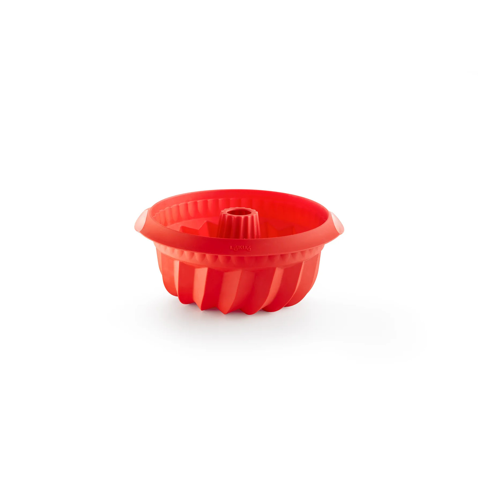 Lékué Diepe Tulbandvorm van Siliconen, Rood, Ø 22 cm